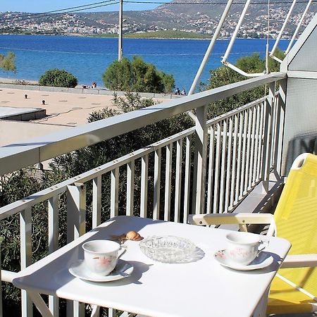 Apartment Sea View In Front Of The Beach Of Agia Marina Pórto Ráfti المظهر الخارجي الصورة